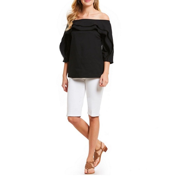 WESTBOUND OFF SHOULDER RUFFLED TOP 🆕 - Picture 2 of 7